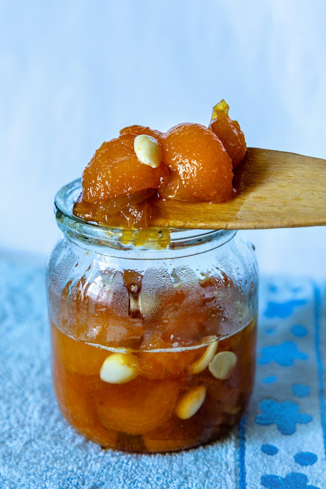 apricot jam jar