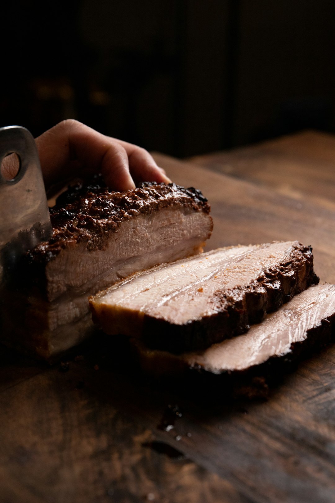 sliced roasted meat