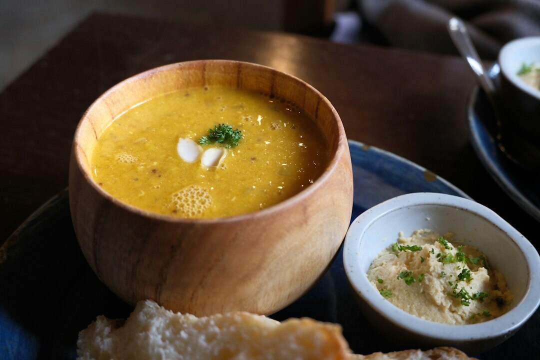 garlic soup bowl